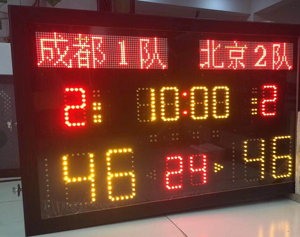 Small multifunctional electronic scoreboard