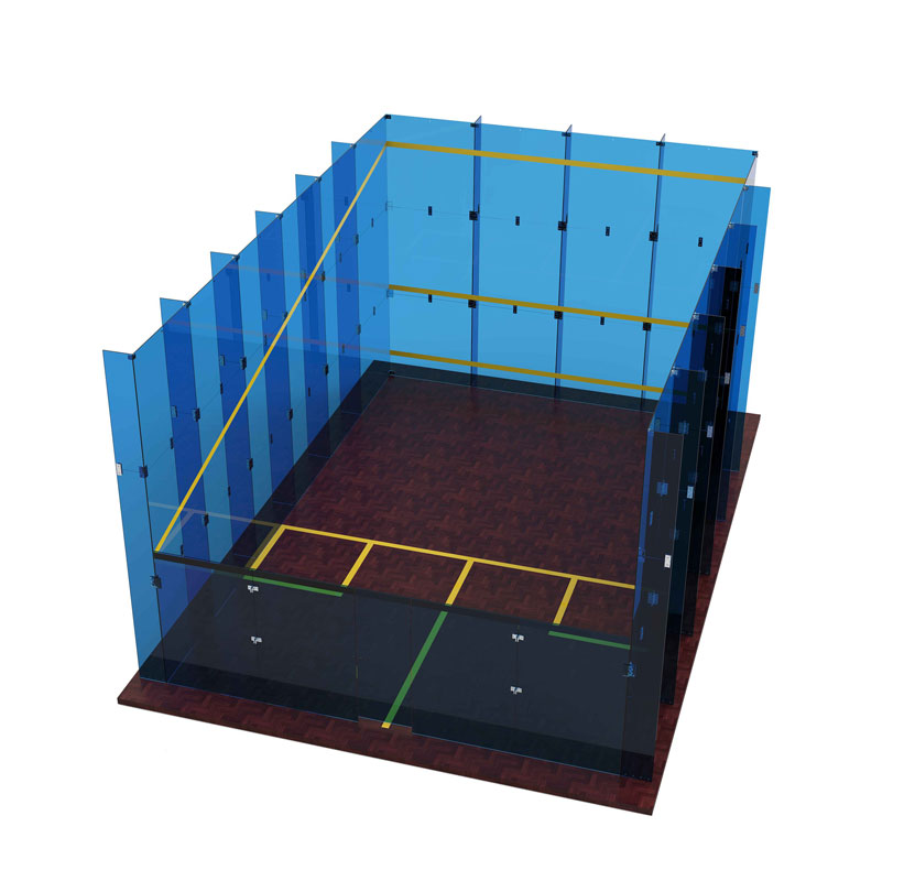 Best international full glass squash court