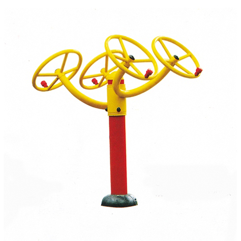 Nice design park exercise equipment taichi wheel for older