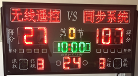 Medium electronic scoreboard