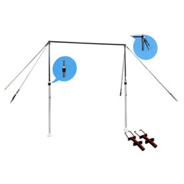 Outdoor gymnastics equipment bars adjustable parallel bars