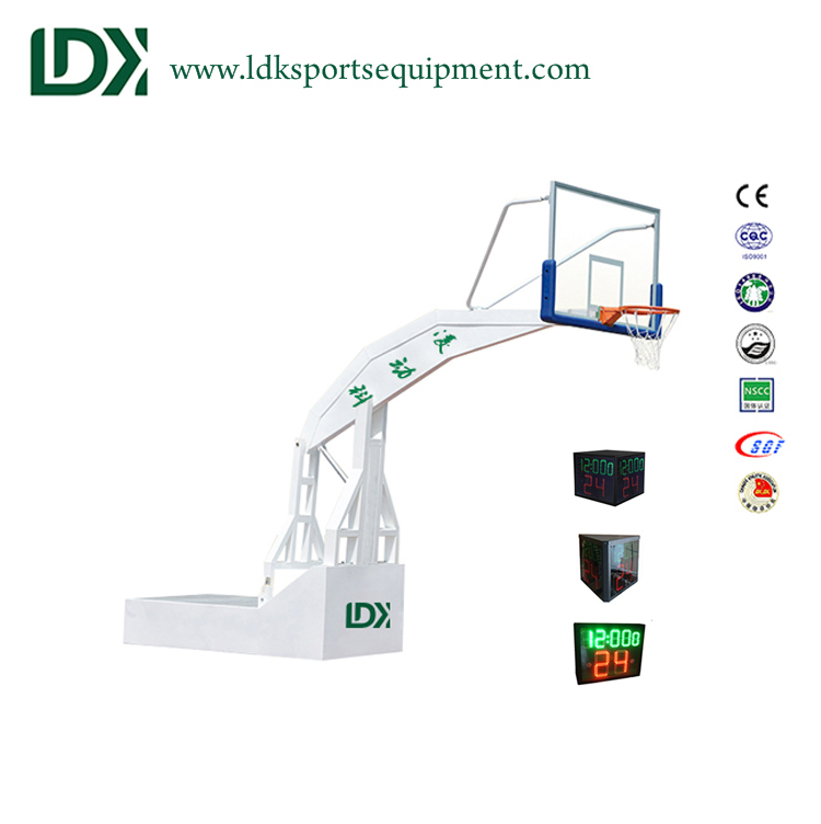 hydraulic basketball hoop