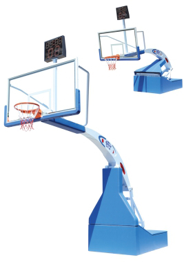 Main Court Competition Glass Basketball Backboard