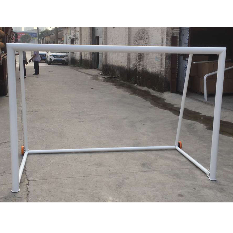 Portable folding football goal post