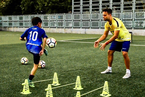 One on one football training