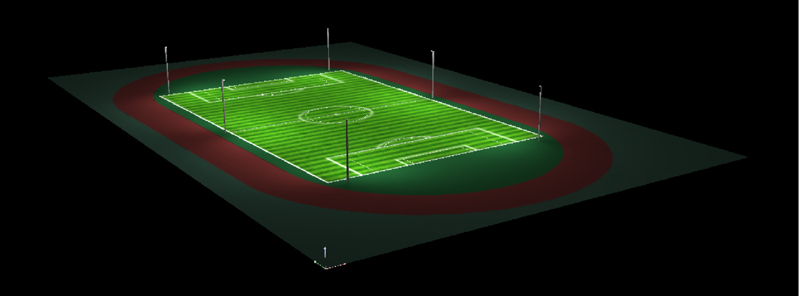 Is there a standard size for a football pitch