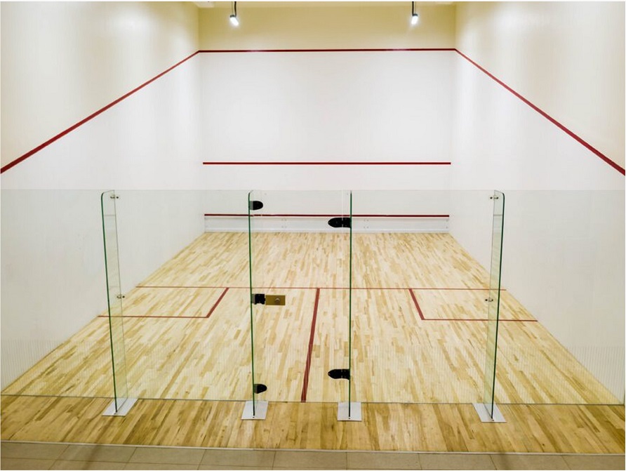 Build your own glass squash court