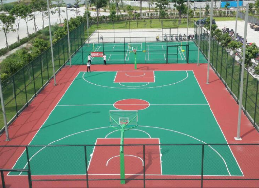 How much is it to build a basketball court