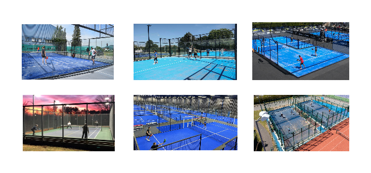 Hot sale outdoor padel court field for tennis